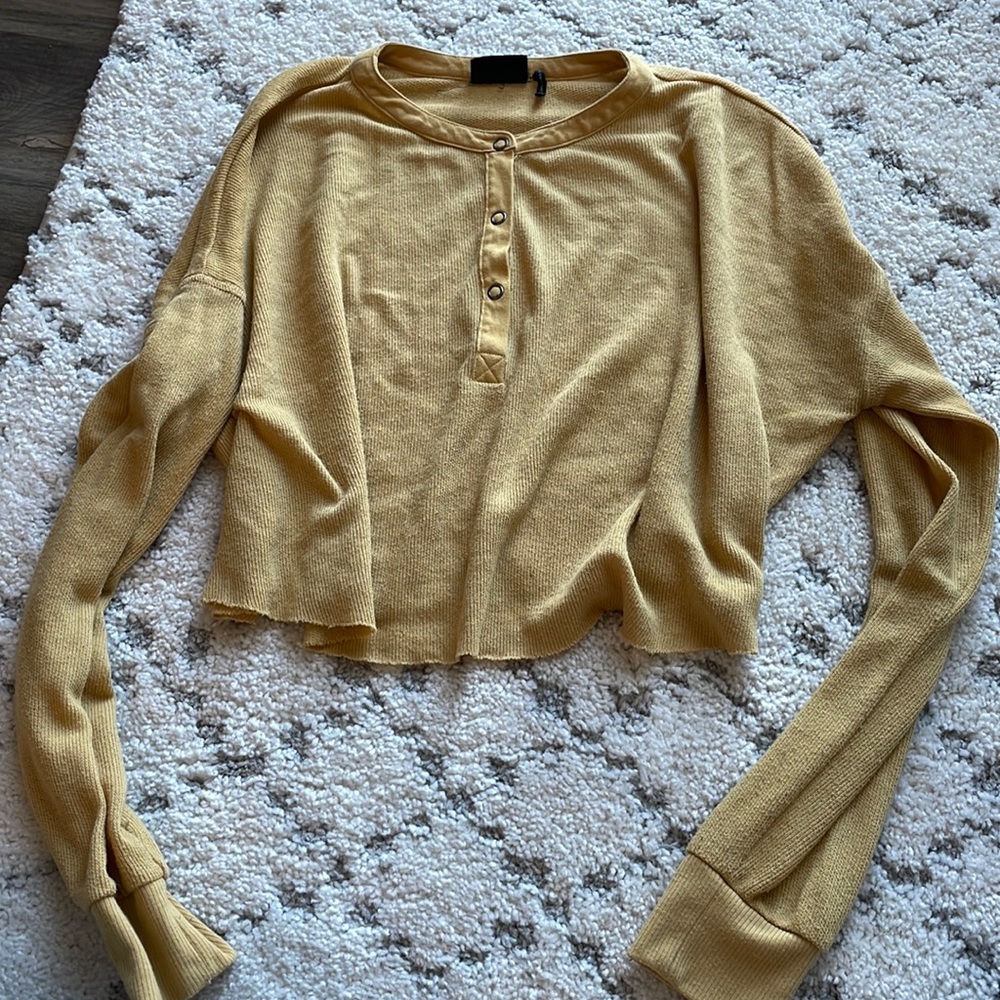 UO Crop Lounge Top